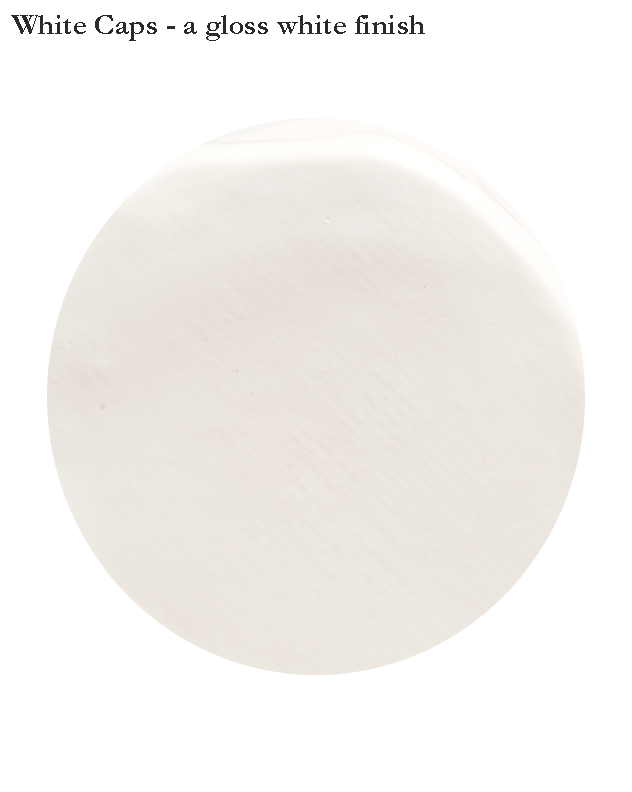Handle & Kate's White Caps glaze finish, a gloss white finish